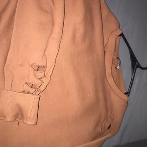 destroyed oversized shirt